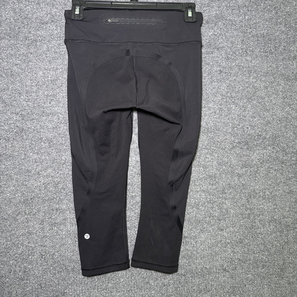 Lululemon Black Capri Legging Sz 4